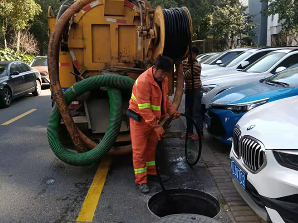 山亭排污管道清淤